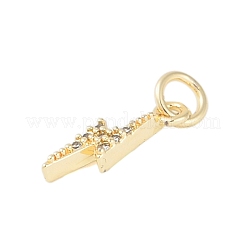 Покрытие стойки латунь микропаве прозрачные кубические циркониевые подвески&nbsp;X-KK-Z060-14G