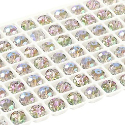 Ab цветные стеклянные бусины&nbsp;EGLA-P059-03B-AB05