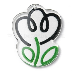 Прозрачные акриловые подвески&nbsp;MACR-Q160-02G