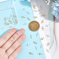 40шт 2 цвета латунные подвески KK-UN0001-59