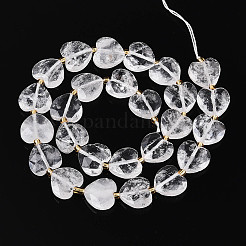 Природных кристаллов кварца бисер нитей&nbsp;G-P592-B19-01