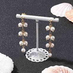 Латунные болтающиеся серьги EJEW-TA00345