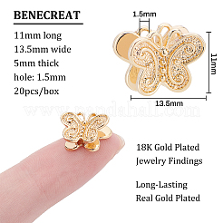 Латунные бусины KK-BC0006-57G