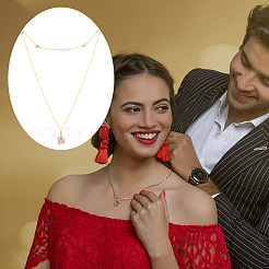 30 шт. 6 стиля двойных карабинов из нержавеющей стали 304&nbsp;STAS-PH0004-97