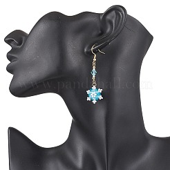 Стеклянные бусины серьги dnagle&nbsp;EJEW-MZ00501-03