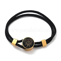 Созвездие нейлоновые шнуры многорядные браслеты BJEW-U016-01A-05