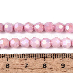 Антикоррозийные гальванические стеклянные бусины&nbsp;X-EGLA-T021-6mm-15-04