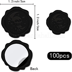 100шт. клейкие восковые наклейки DIY-CP0009-71C