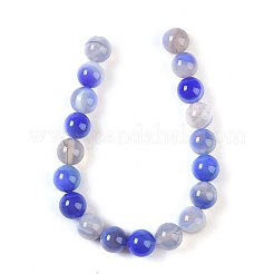 Натуральные полосатые агатовые / полосатые агатовые бусинки G-Z060-A01-C26