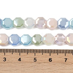 Стеклянные бусины с гальваническим покрытием &nbsp;EGLA-G039-05A-01