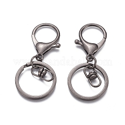 Сплав железа когтя омара застежка брелок&nbsp;LS-X-KEYC-D016-B