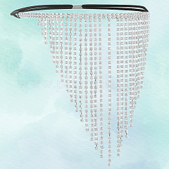 Цепочка из сплава стразов и полиэстера AJEW-WH20072-21P