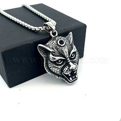 Винтажные подвески в виде головы льва из нержавеющей стали 304 для мужчин и женщин.&nbsp;OG9311