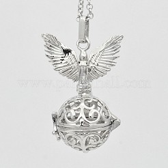 Подвески из латуни с полыми клетками&nbsp;KK-D414-05-NR