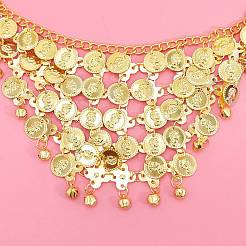 Ожерелья с подвесками из сплава с кисточками и наборы серег-подвесок FS-WG02570-01