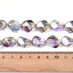 Гальванизируйте прозрачное стекло бисер нитей&nbsp;EGLA-N017-02F