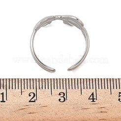 Кольца-манжеты из нержавеющей стали 304 для женщин&nbsp;RJEW-A079-11B-P