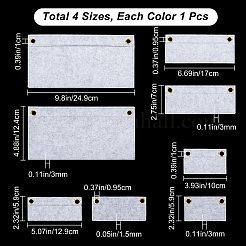 4 шт. 4-х стильный вставной органайзер для кошелька из шерстяного фетра&nbsp;DIY-CN0002-11