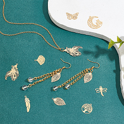 48 шт. 8-х стильные подвески из нержавеющей стали 201 и 304 с филигранью STAS-HY0001-33