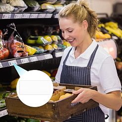 Держатели этикеток для полки из пвх&nbsp;LS-FIND-WH0038-08