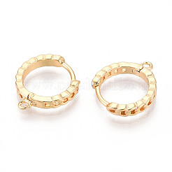 Латунная фурнитура для хооп серег KK-N267-34G