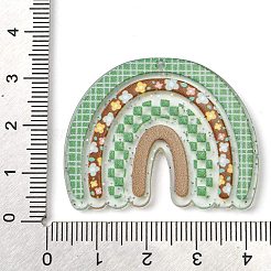 Непрозрачные акриловые подвески&nbsp;LS-SACR-P032-01D