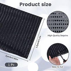 Полиэстеровая ткань с пайетками&nbsp;DIY-WH20002-175C