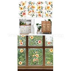 4 шт. 4 стиля водонепроницаемые декоративные наклейки из ПВХ с изображением цветов и ангелов DIY-WH0657-049