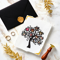 Углеродистая сталь разрезает трафареты DIY-WH0309-1474