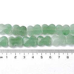Естественный зеленый авантюрин бисер нитей G-K359-D08-01
