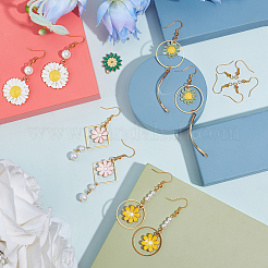 Наборы для создания сережек-цветов своими руками DIY-SC0014-44