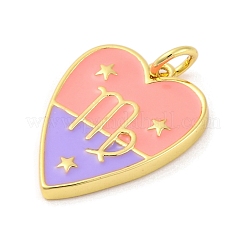 Латунь эмаль подвески&nbsp;KK-Z077-01G-09