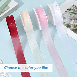 Лента из искусственного шелка со стразами OCOR-WH20050-012C-02