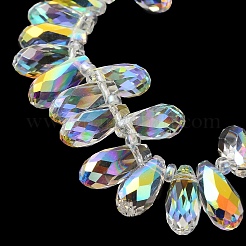 Стеклянные бусины с гальваническим покрытием &nbsp;EGLA-B006-01A-AB01