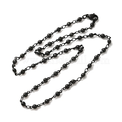 Ожерелья из шариковой цепи из нержавеющей стали 304 NJEW-L173-023EB