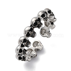 Латунные манжеты для женщин и мужчин RJEW-C118-02AS