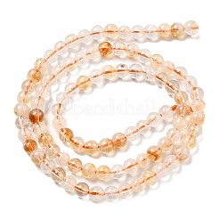 Природный цитрин бисер нитей G-A262-A01-5mm