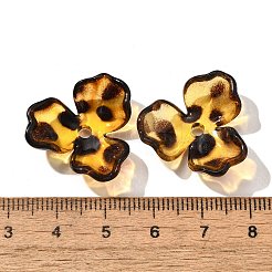 Печатные прозрачные акриловые бусины OACR-D303-02