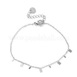 Браслеты-цепочки из нержавеющей стали 304 для женщин&nbsp;BJEW-A036-21P