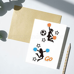 Спортивная тема трафареты для резки углеродистой стали DIY-WH0309-1635