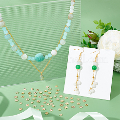 100 шт. 10 стилей латунных колпачков для бусин FIND-PH0005-43