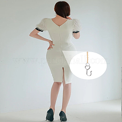 Латунные цепные застежки-молнии&nbsp;HJEW-LP00028