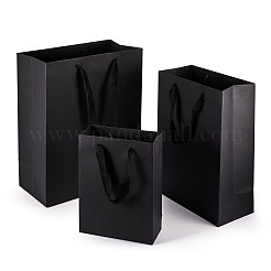 15 шт. 3 размера прямоугольные бумажные подарочные сумки для хранения с ручкой&nbsp;ABAG-TA0001-73B