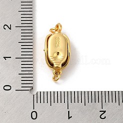 Покрытие стойки 925 байонетная застежка из стерлингового серебра&nbsp;STER-G038-16G