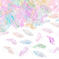 175 г двухцветные подвески из прозрачного стекла&nbsp;DGLA-TA0001-40