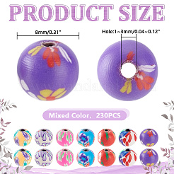 230шт бусины из полимерной глины ручной работы&nbsp;CLAY-HY0001-05