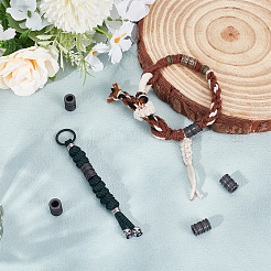 6 шт. латунные бусины в форме колонны в античном стиле&nbsp;FIND-NB0005-34B