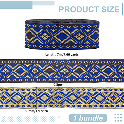 Отделка из полиэстера в этническом стиле OCOR-WH0074-13