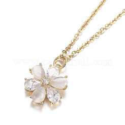 Комплекты украшений из нержавеющей стали 304 со стразами SJEW-H301-11G