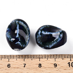 Фарфоровые бусины ручной работы&nbsp;PORC-N008-06B